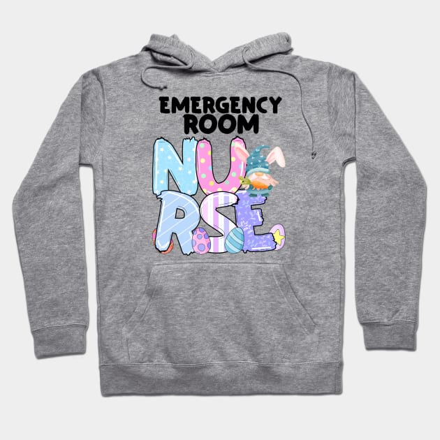 Funny Easter Gnomes Nursing Emergency room nurse Hoodie by PhiloArt